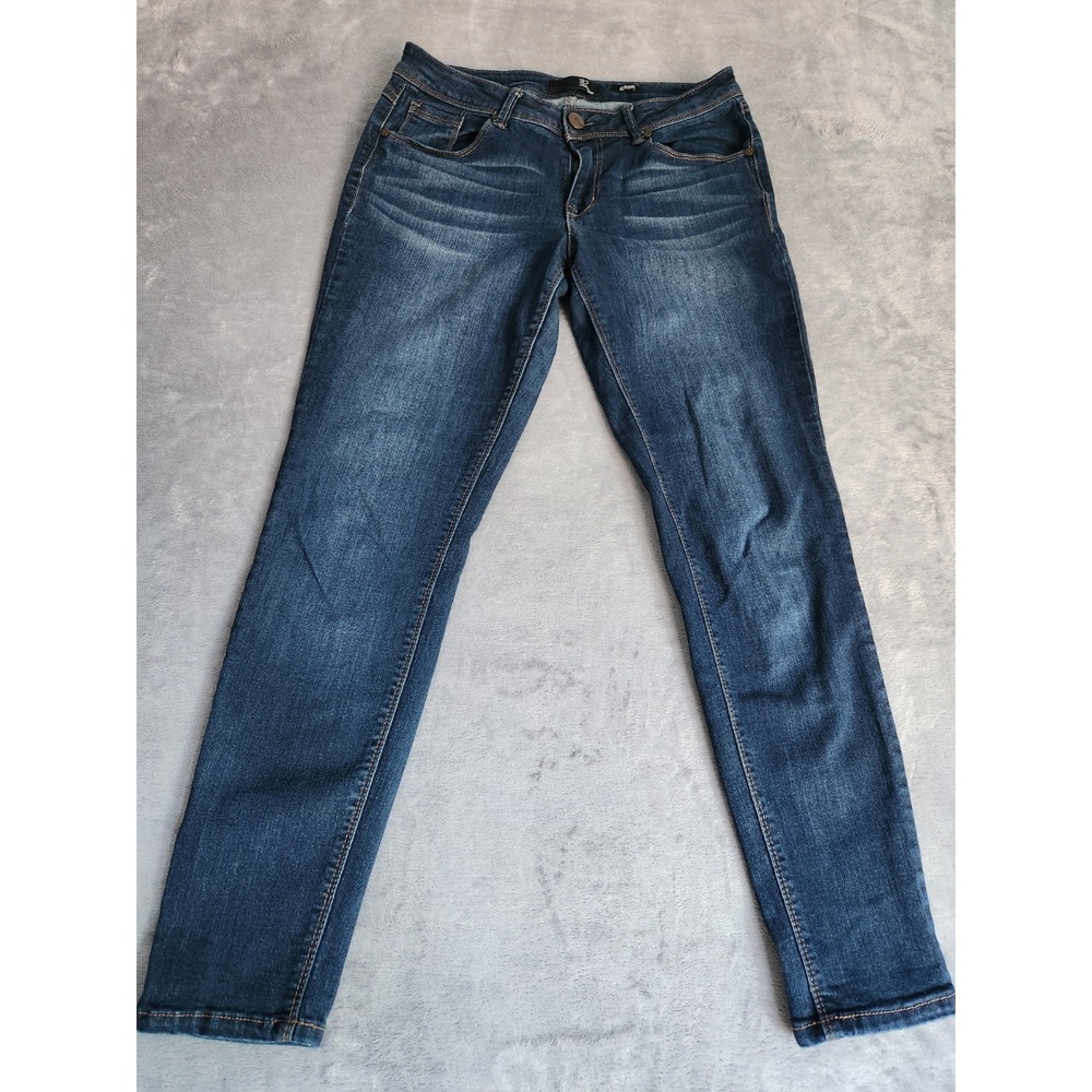 1822 Denim Adrianna Women's Jeans Size 8 Dark Wash Skinny Stretch
